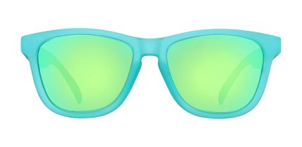 Traveler Neon Teal Unisex Polarized Sunglasses