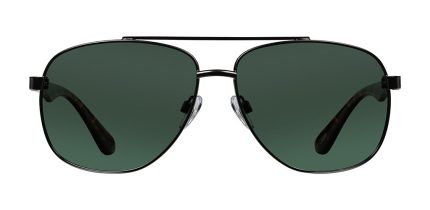 Outpost Bottle Green Polarized Aviator Sunglasses for Men